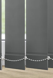 Roma, Fuscous Grey - Vertical Blind Slats